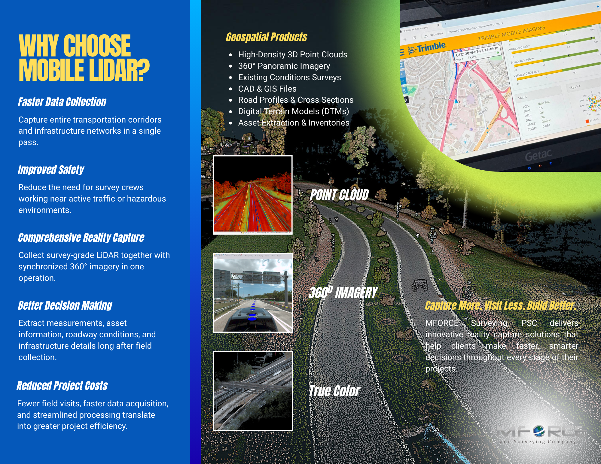 Mobile LiDAR brochure, page 2