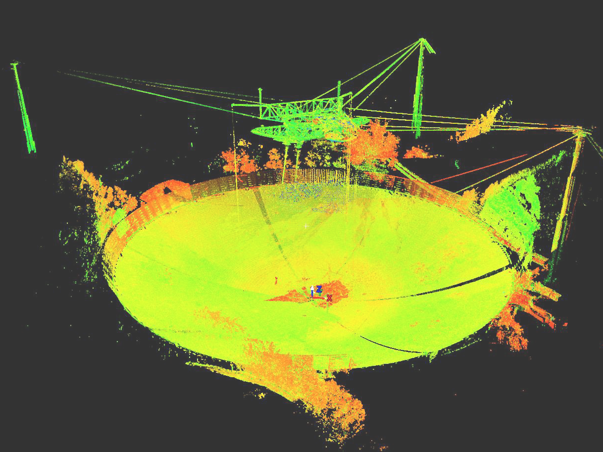 Arecibo Radio Telescope in Arecibo, Puerto Rico